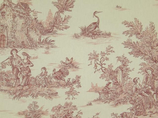 Tissu Coton Imprimé Pastorale - 034
