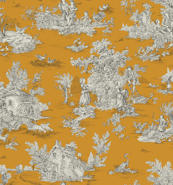 Tissu Coton Imprimé Pastorale - 084