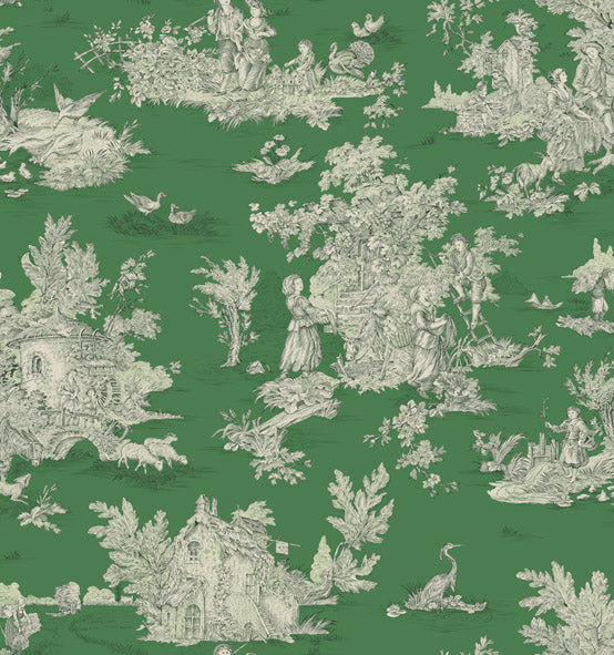 Tissu Coton Imprimé Pastorale - 085
