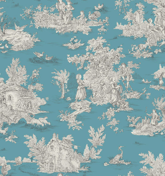Tissu Coton Imprimé Pastorale - 086