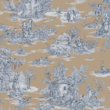 Tissu Coton Imprimé Pastorale - 088