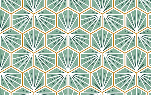 Tissu Coton Imprimé Arty Riad - 009