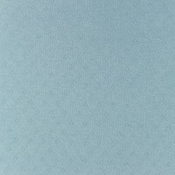 Tissu Jersey Coton Ajouré - Bleu Bébé