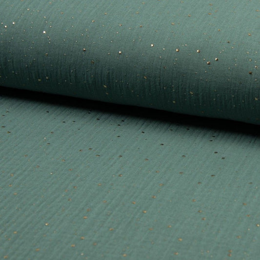 Tissu Double Gaze Glitter - 022