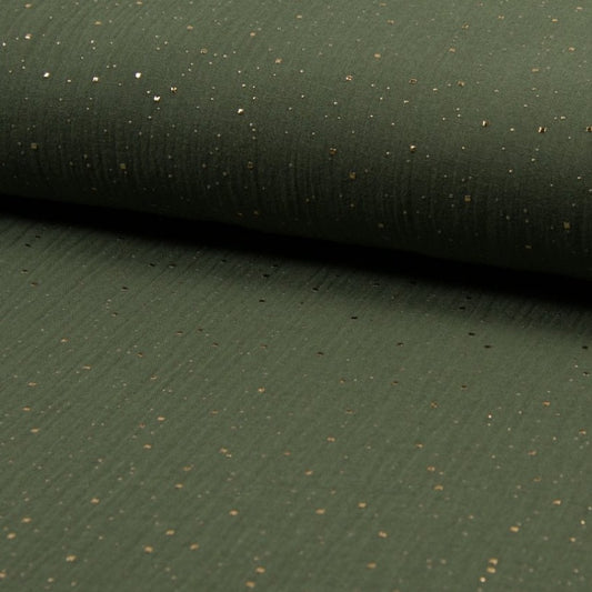 Tissu Double Gaze Glitter - 027