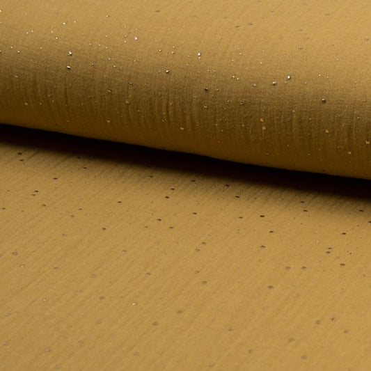 Tissu Double Gaze Glitter - 054