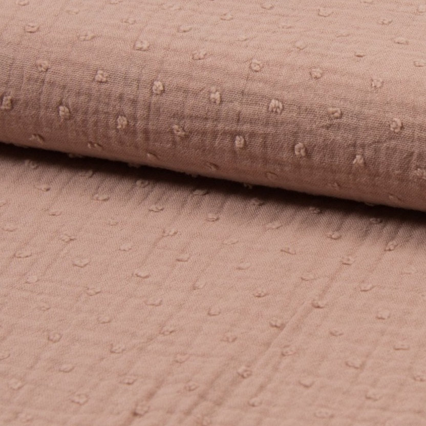 Tissu Double Gaze Plumetis - 013