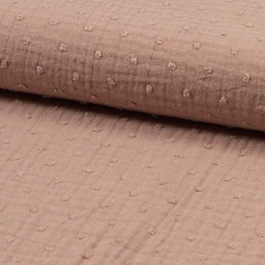 Tissu Double Gaze Plumetis - 013