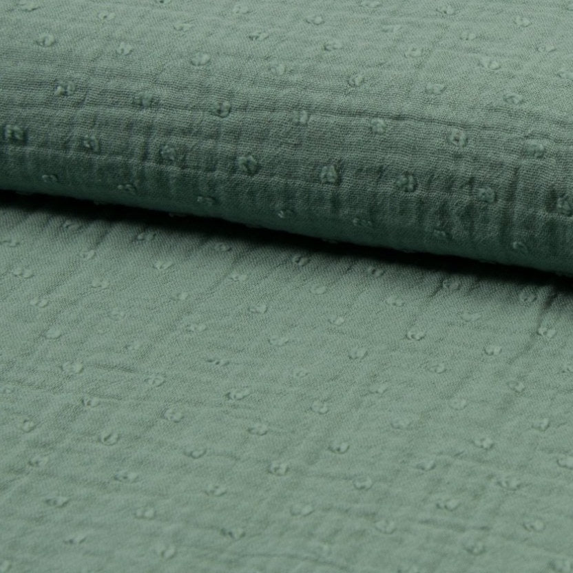 Tissu Double Gaze Plumetis - 023