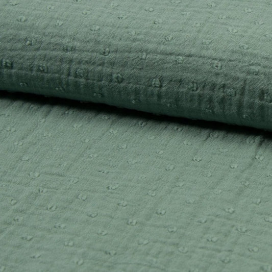 Tissu Double Gaze Plumetis - 023