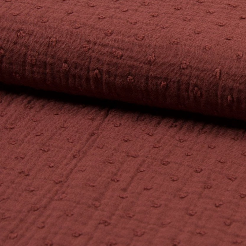 Tissu Double Gaze Plumetis - 037