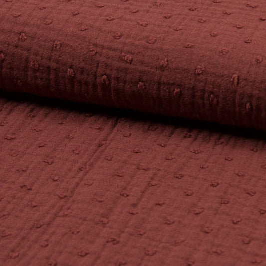 Tissu Double Gaze Plumetis - 037