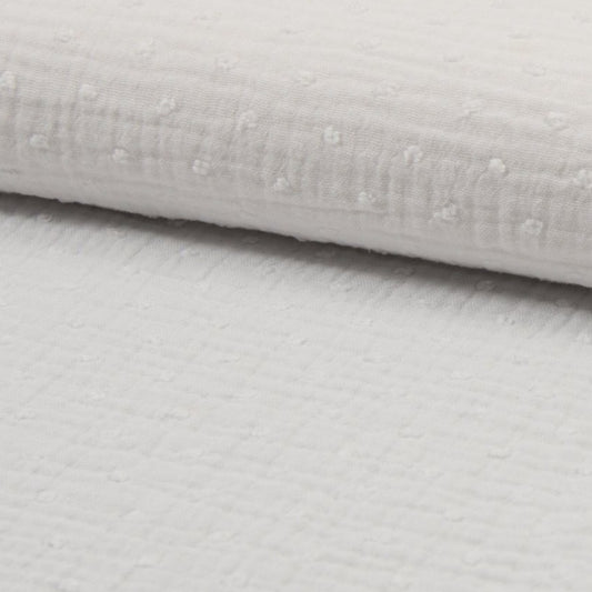 Tissu Double Gaze Plumetis - 050