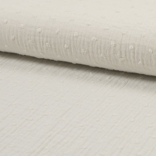 Tissu Double Gaze Plumetis - 051