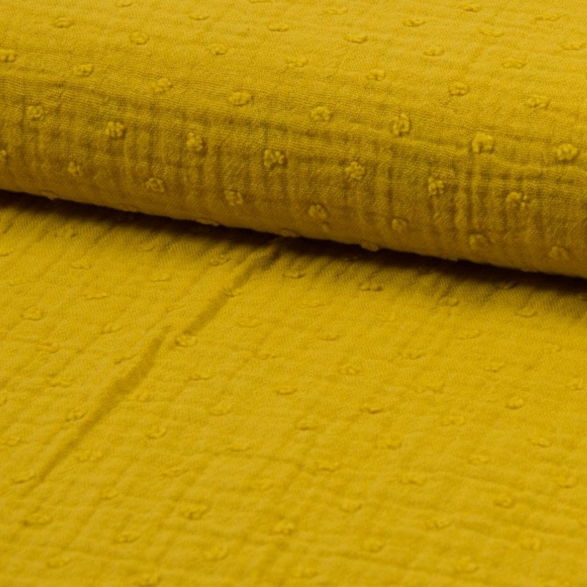 Tissu Double Gaze Plumetis - 085