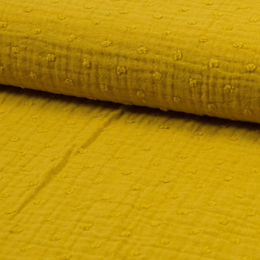 Tissu Double Gaze Plumetis - 085