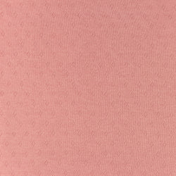 Tissu Jersey Coton Ajouré - Vieux Rose